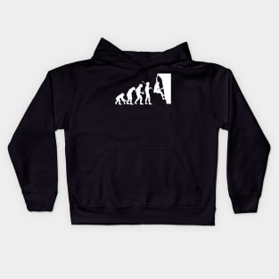 The Evolution Of Boulder Rock Climbing Design Kids Hoodie